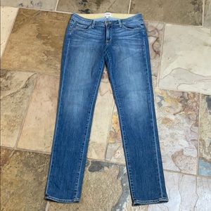 Paige Low Rise Skinny Jeans Size 25
